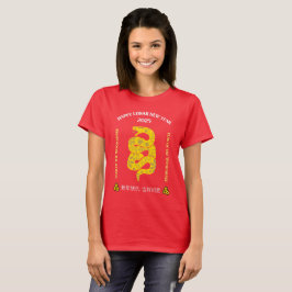 Camiseta Feliz Ano Novo Chinês 2025