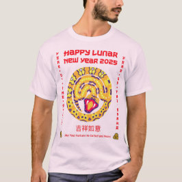 Camiseta Feliz Ano Novo Chinês 2025