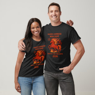Camiseta Feliz Ano Novo Chinês 2026 