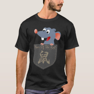 Camiseta Feliz Ano Novo Chinês Do Rato 2020