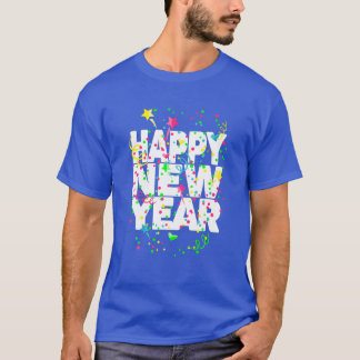Camiseta feliz ano novo de Fita de véspera de ano novo 2021