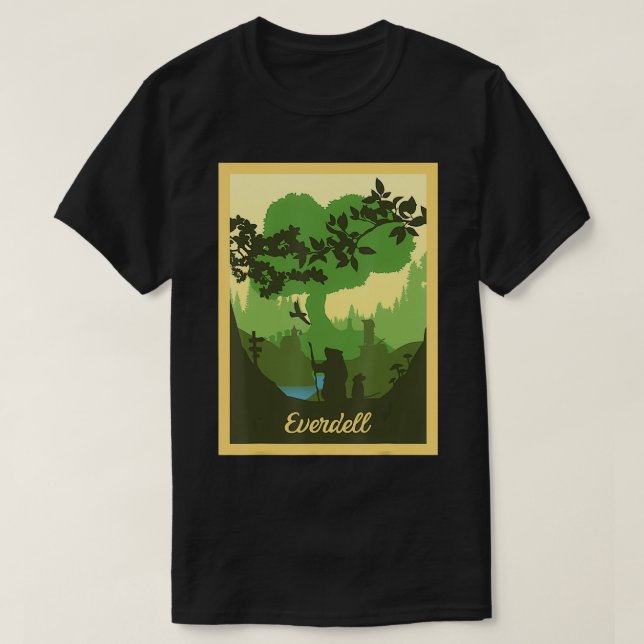Camiseta Feliz ano novo do Conselho Everdell  (Frente do Design)