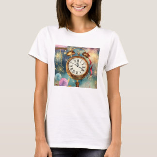 Camiseta Feliz ano novo Elegante 2025