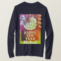 Feliz ano novo Engraçado de Cartoon