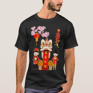 Camiseta Feliz Ano Novo Lunar Do Coelho 2023 Chinês Ne