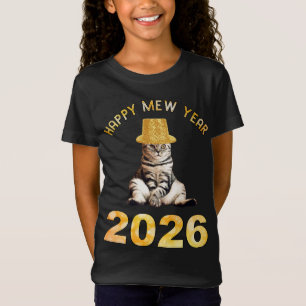 Camiseta Feliz Ano Novo Mew 2026