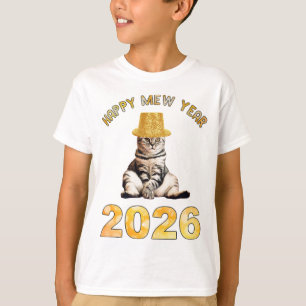 Camiseta Feliz Ano Novo Mew 2026
