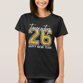 Camiseta Feliz Ano Novo Olá 2026 Família Combinando