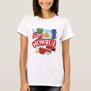 Camiseta Feliz Ano Novo Persa de Nowruz