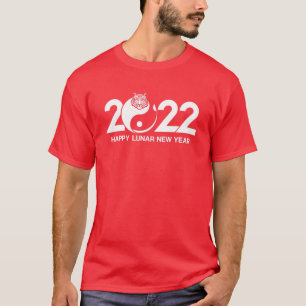Camiseta Feliz Ano Novo Vietnamita 2022 T Tiger Zodiac Ying