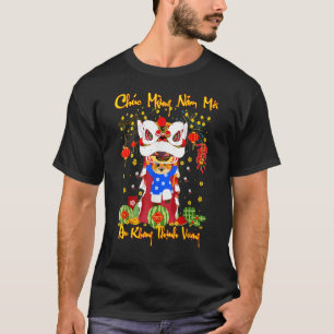 Camiseta Feliz Ano Novo Vietnamita Decorations 2023 Chuc Mu