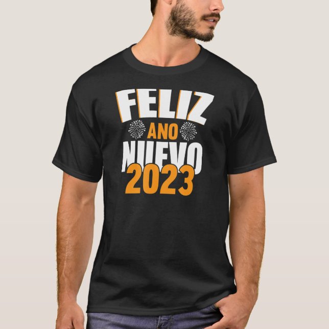 Camiseta Feliz Ano Nuevo 2023 (Frente)