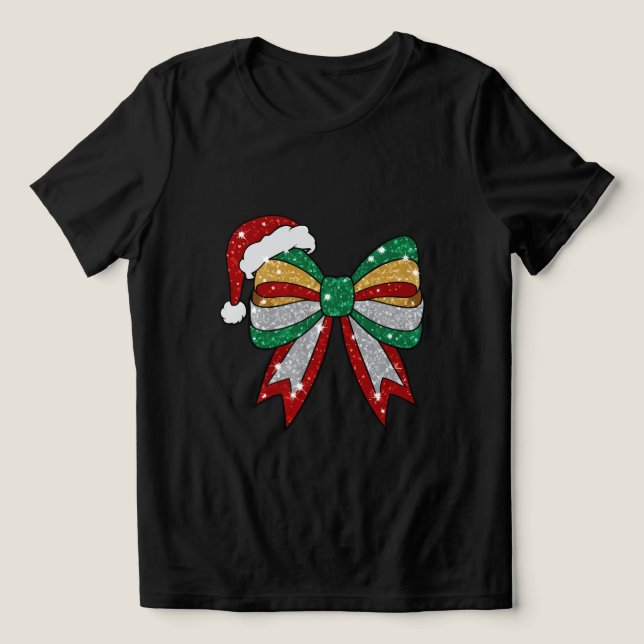 Camiseta Feliz Arco de Natal (Design frontal)