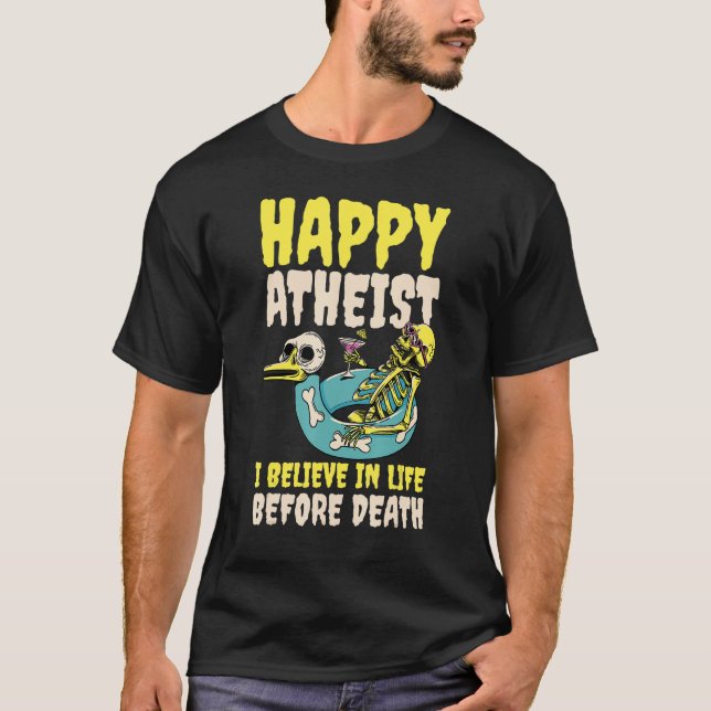 Camiseta Feliz ateu (Frente)