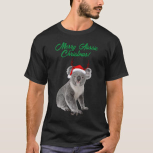 Camiseta Feliz Aussie Christmas Koala