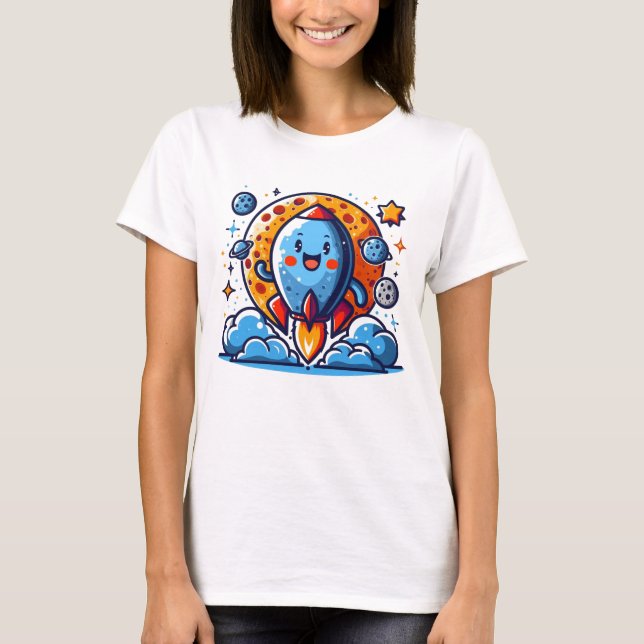 Camiseta Feliz Aventura Rocket (Frente)
