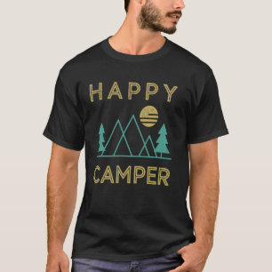 Camiseta Feliz Aventureiro de Camping e Trilha Motorista de
