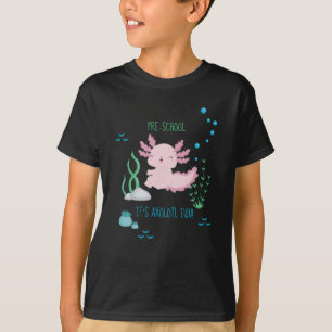 Camiseta Feliz Axolotl Qualquer Grau De Volta À Escola