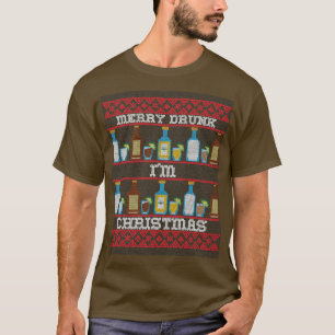 Camiseta Feliz Bebado Im Natal Feia Christma