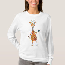 Feliz Bebendo de Girafa do Whimsso Café