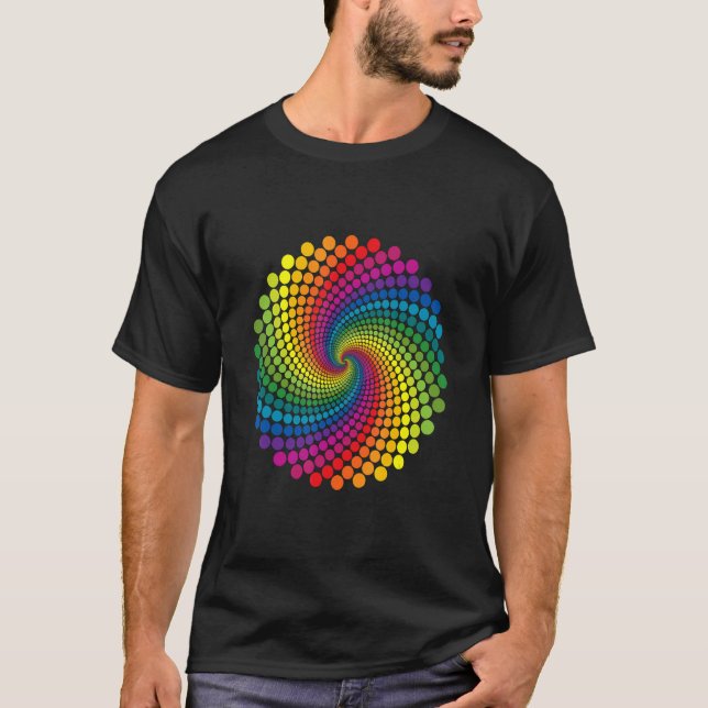 Camiseta Feliz Bolinhas do Dia Internacional do Ponto (Frente)