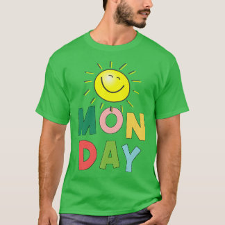 Camiseta Feliz Bright Sunny Segunda-Feira