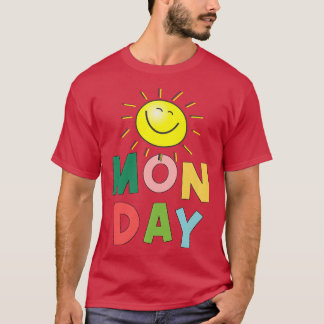 Camiseta Feliz Bright Sunny Segunda-Feira
