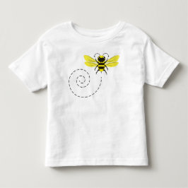 Camiseta Feliz Bumblebee Voando Garotas