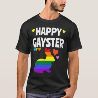 Camiseta Feliz Caça de Ovo Gayster Engraçado LGBT Orgulho g
