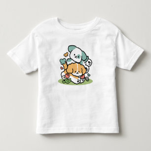 Camiseta Feliz Cachorro A Cair Em Maio - Arte Canina Kawaii