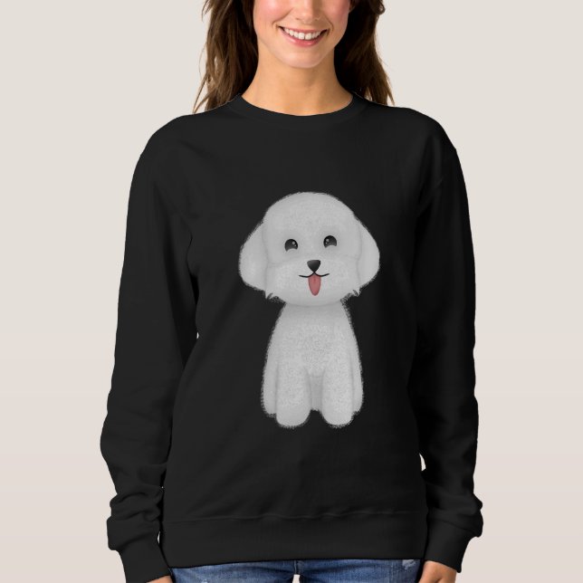 Camiseta Feliz Cachorro Branco (Frente)