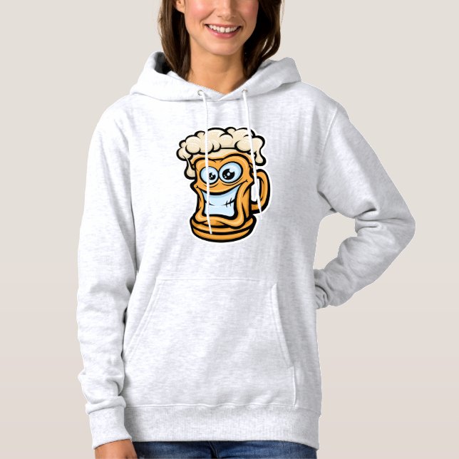Camiseta Feliz Cama De Cerveja, Ilustração Engraçada (Frente)