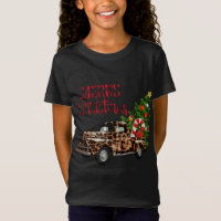 Feliz Caminhão Leopardo de Natal com Árvore