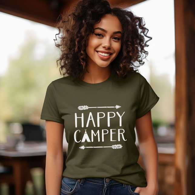 Camiseta Feliz Camper (Criador carregado)