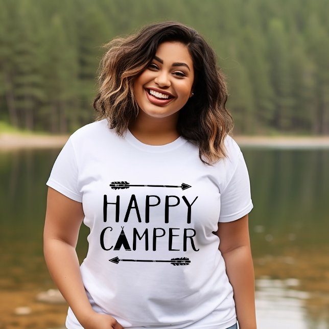 Camiseta Feliz Camper (Criador carregado)