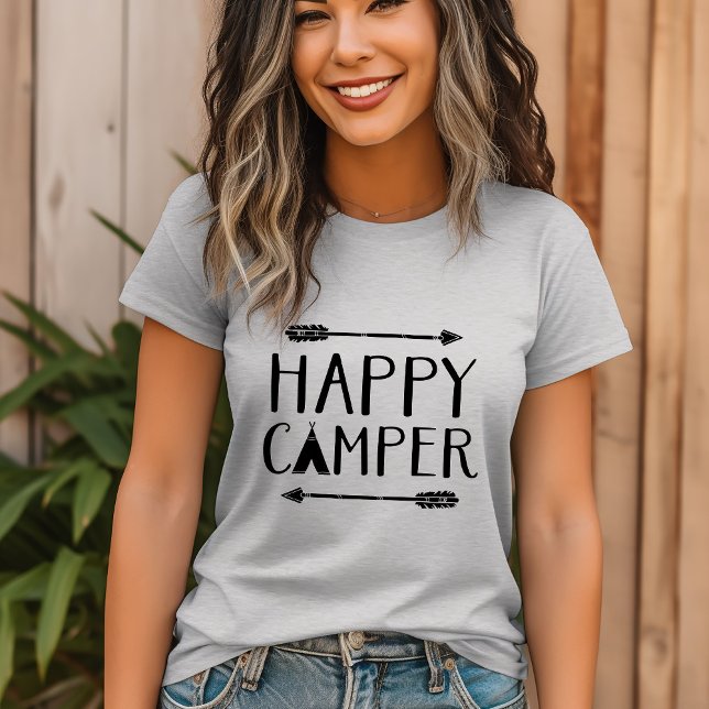 Camiseta Feliz Camper (Criador carregado)