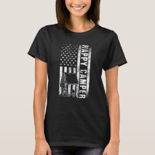 Camiseta Feliz Camper American Flag Camper Men Women