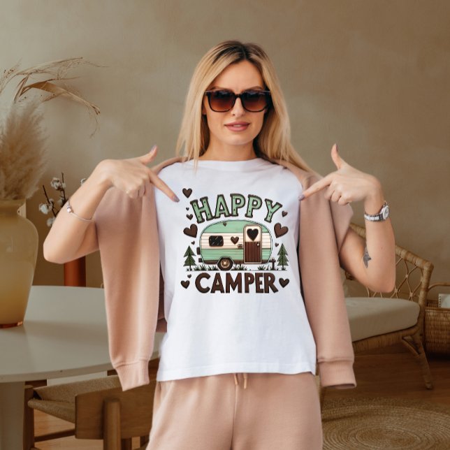 Camiseta Feliz campista (Criador carregado)