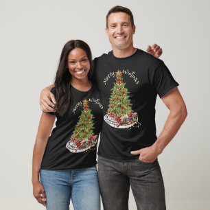 Camiseta Feliz Canat Natal Design- Dachshund