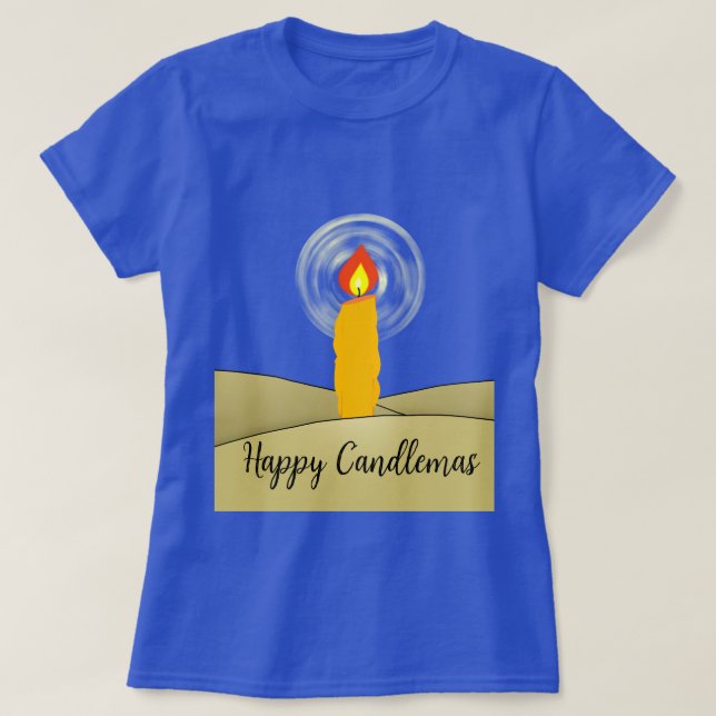 Camiseta Feliz Candlemas (Frente do Design)