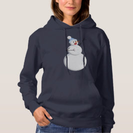Camiseta Feliz Cantando Snowman no Natal