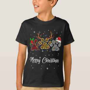 Camiseta Feliz Cão de Natal Cachorro Cachorro Cachorro Pass