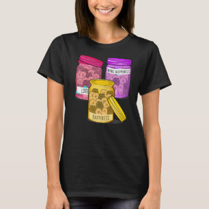 Camiseta Feliz Cão Pomeraniano Prêmio de Felicidade do Pão