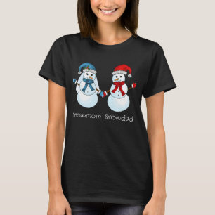 Camiseta Feliz casal de neve, Natal