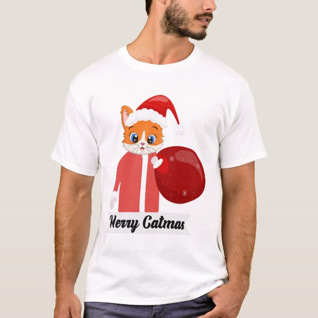 Camiseta Feliz Catmas (Frente)