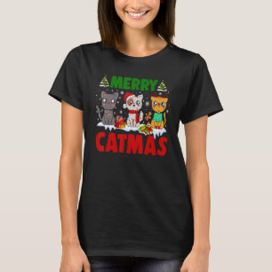 Camiseta Feliz Catmas Natal Pijamas X mas Sueco Feio