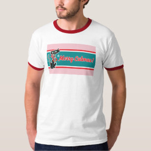 Camiseta Feliz Catmas Natal T Shirt - Unisex