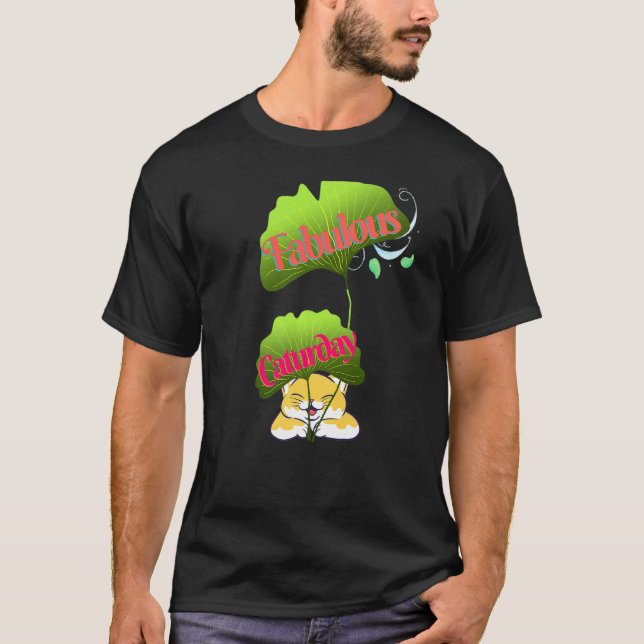 Camiseta Feliz Caturday (Frente)
