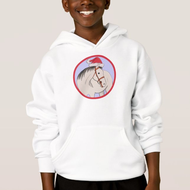 Camiseta Feliz Cavalo de Natal (Frente)