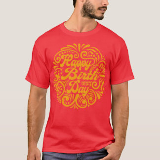 Camiseta Feliz Celebração de Aniversário
